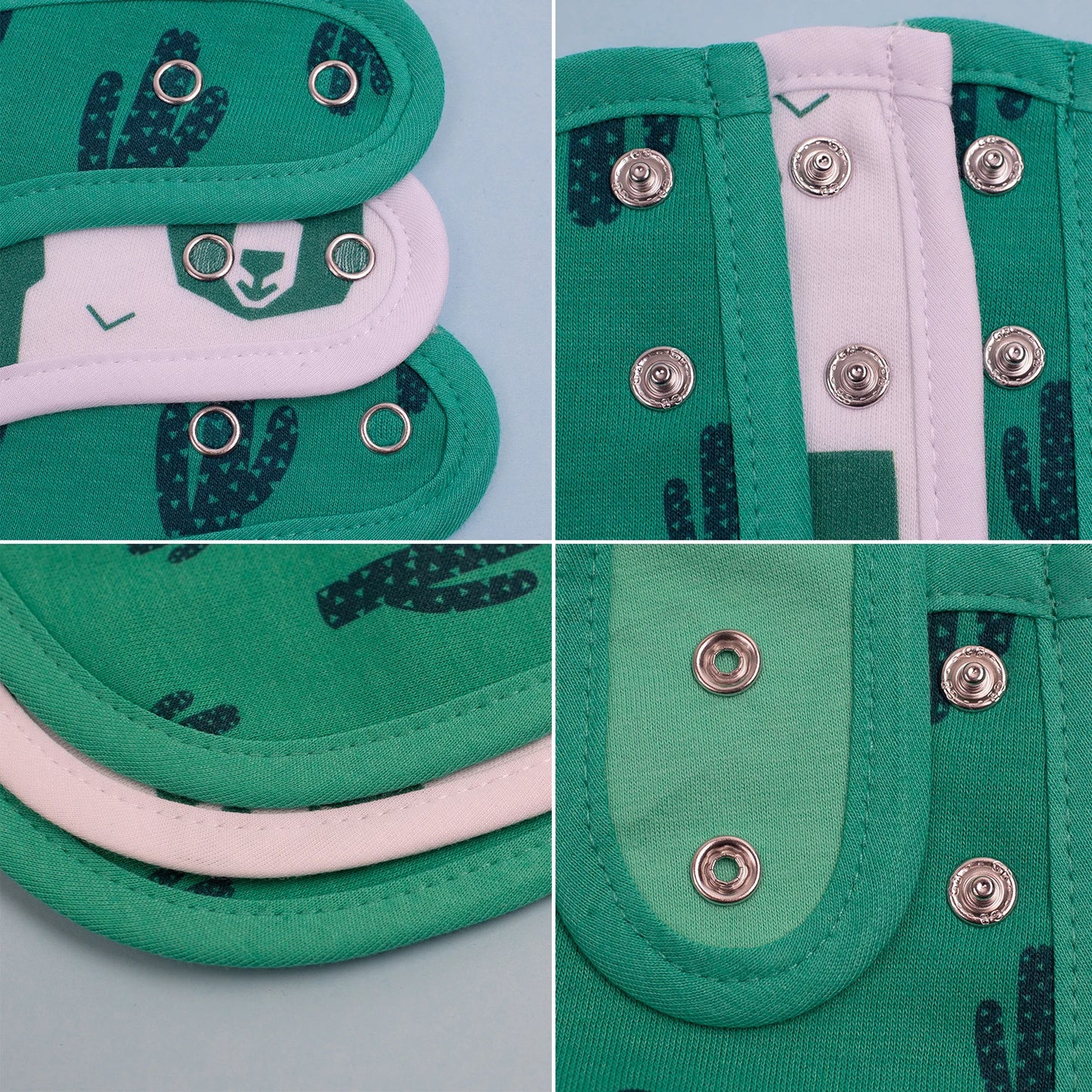 12 Piece Safari Bib Set