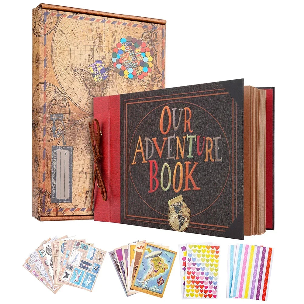 80 pages Adventure Book Scrapbook Photo Album