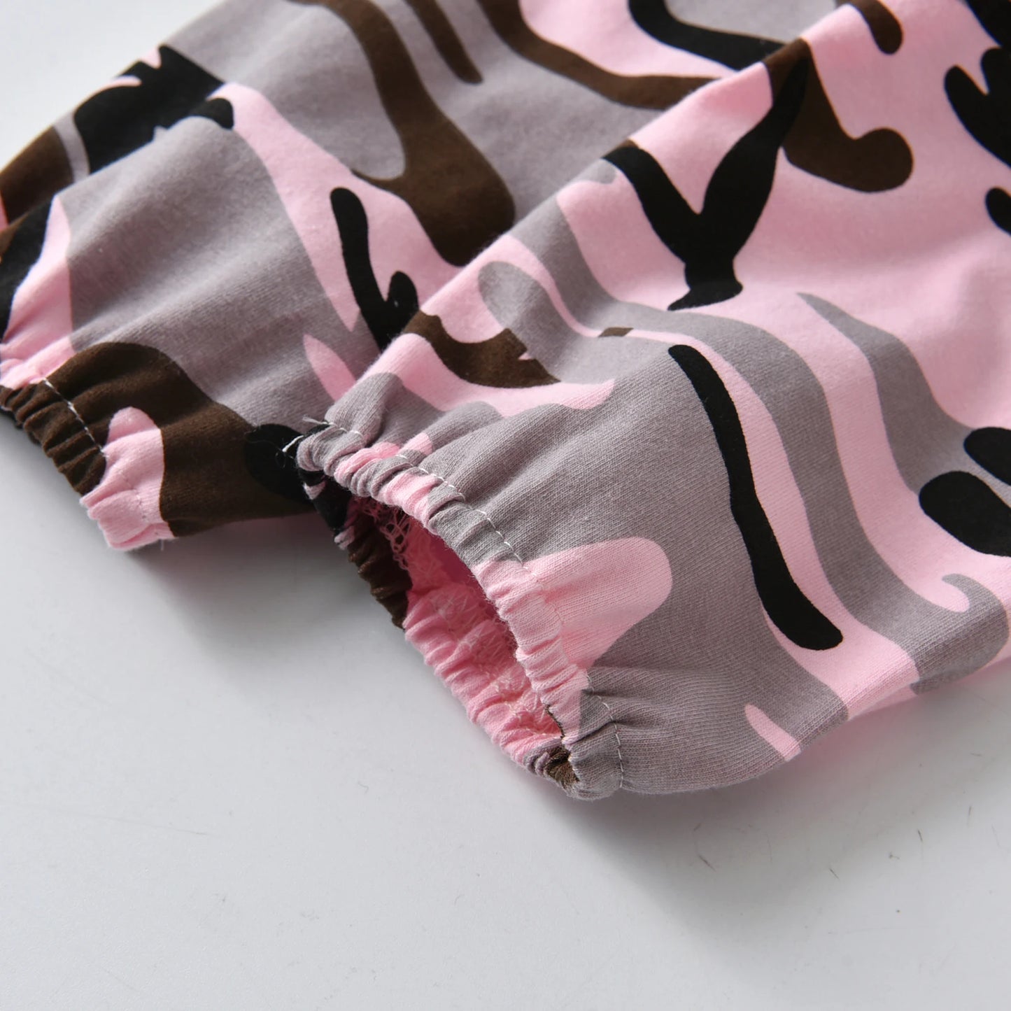 Baby Girl Clothes Long Sleeve Ruffle "Daddy's Little Girl" Tops+Camouflage Bow Pants+Headband Newborn Infant Girls Outfits Set