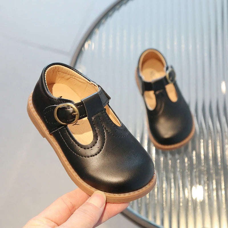 JClassic Leather T-Strap Mary Jane Styled Shoes for Girls