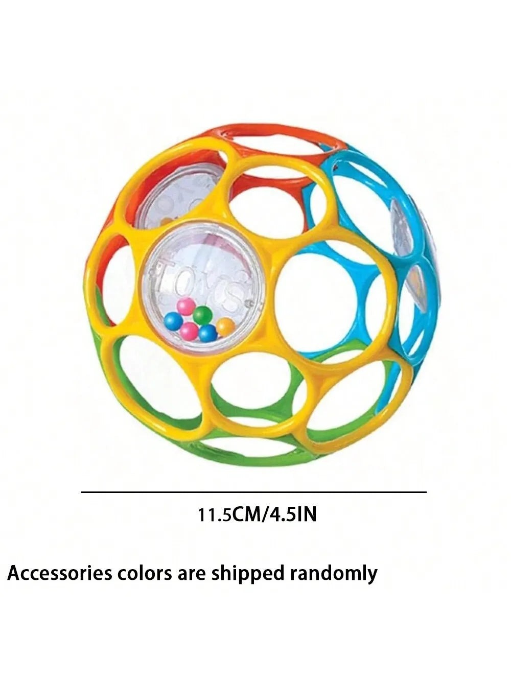 Vibrant Oball Sensory Rattle Toy