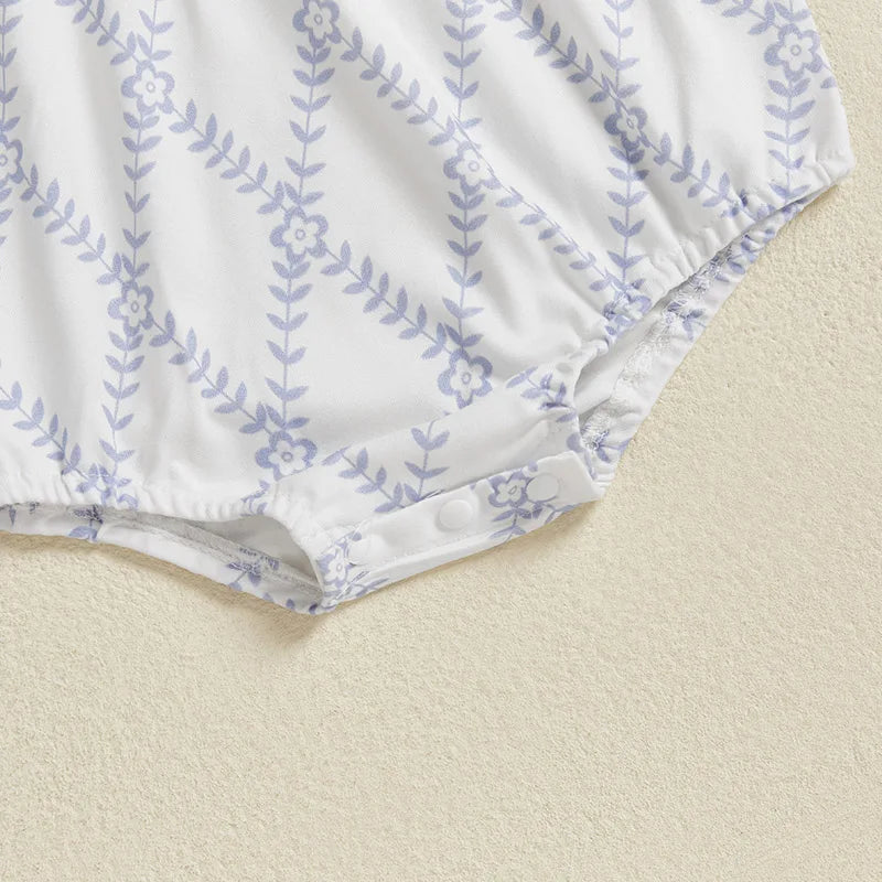 Charming Vintage-Inspired Baby Romper