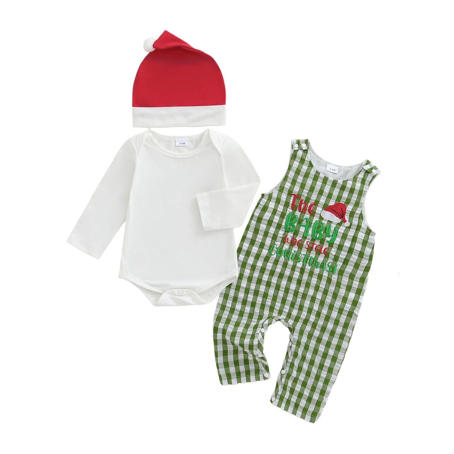 Baby Girl or Boy Christmas Outfit 0-24 Months