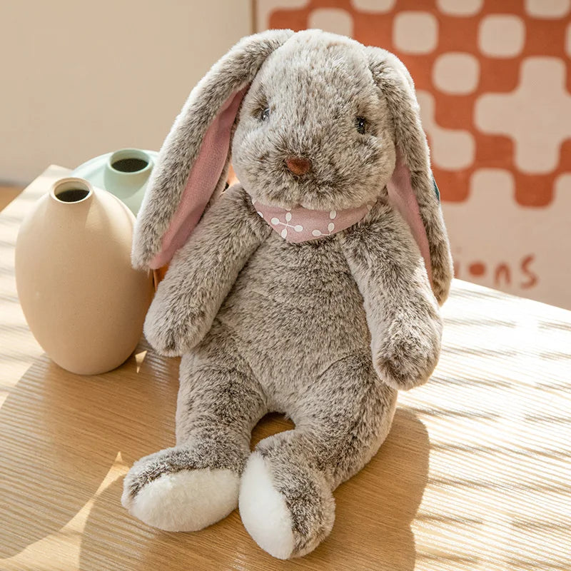 Plush Bunny Dolls with Knitted Sweaters – Assorted Colors
