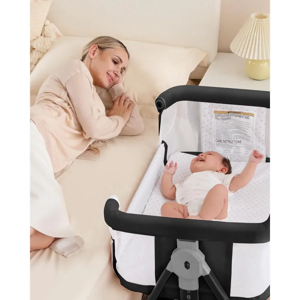 Modern Bedside Bassinet for Infants