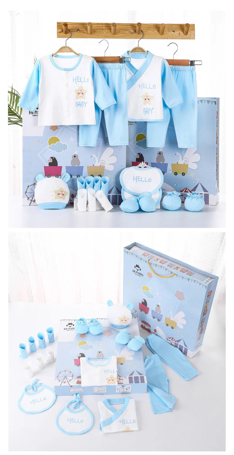 Hot 18 Pcs New Born Baby Supplies Newborn Gift Set /Baby Boy Girl Infant Clothing Set/ Baby Clothing High Quality!