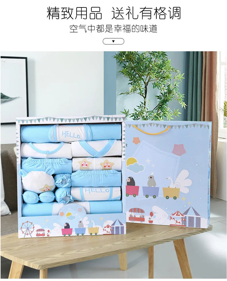 Hot 18 Pcs New Born Baby Supplies Newborn Gift Set /Baby Boy Girl Infant Clothing Set/ Baby Clothing High Quality!