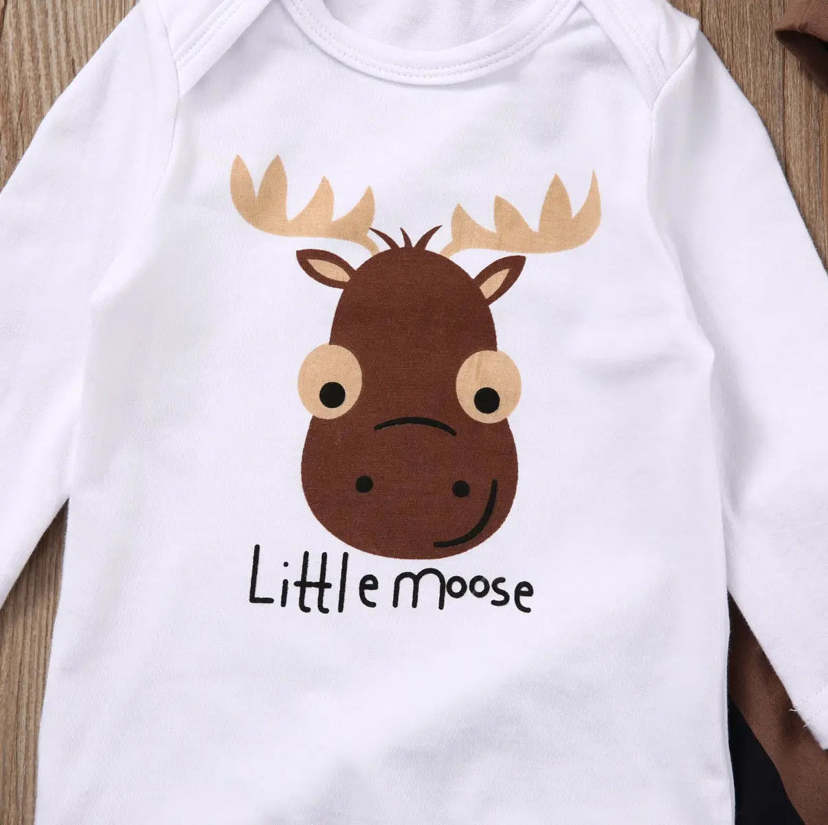 Citgeett Autumn  Baby Boy Clothing Sets Xmas Newborn Baby Boy Girls Clothes Long Sleeve Romper Jumpsuit Long Pants +hat Outfits