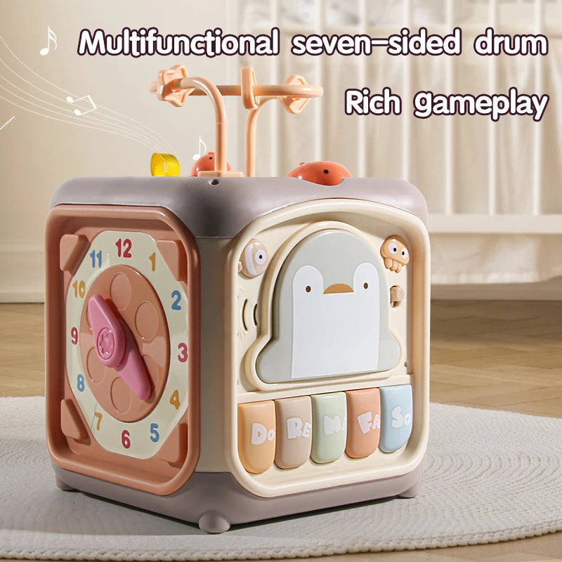 Multifunctional Musical Activity Cube for Babies & Toddlers