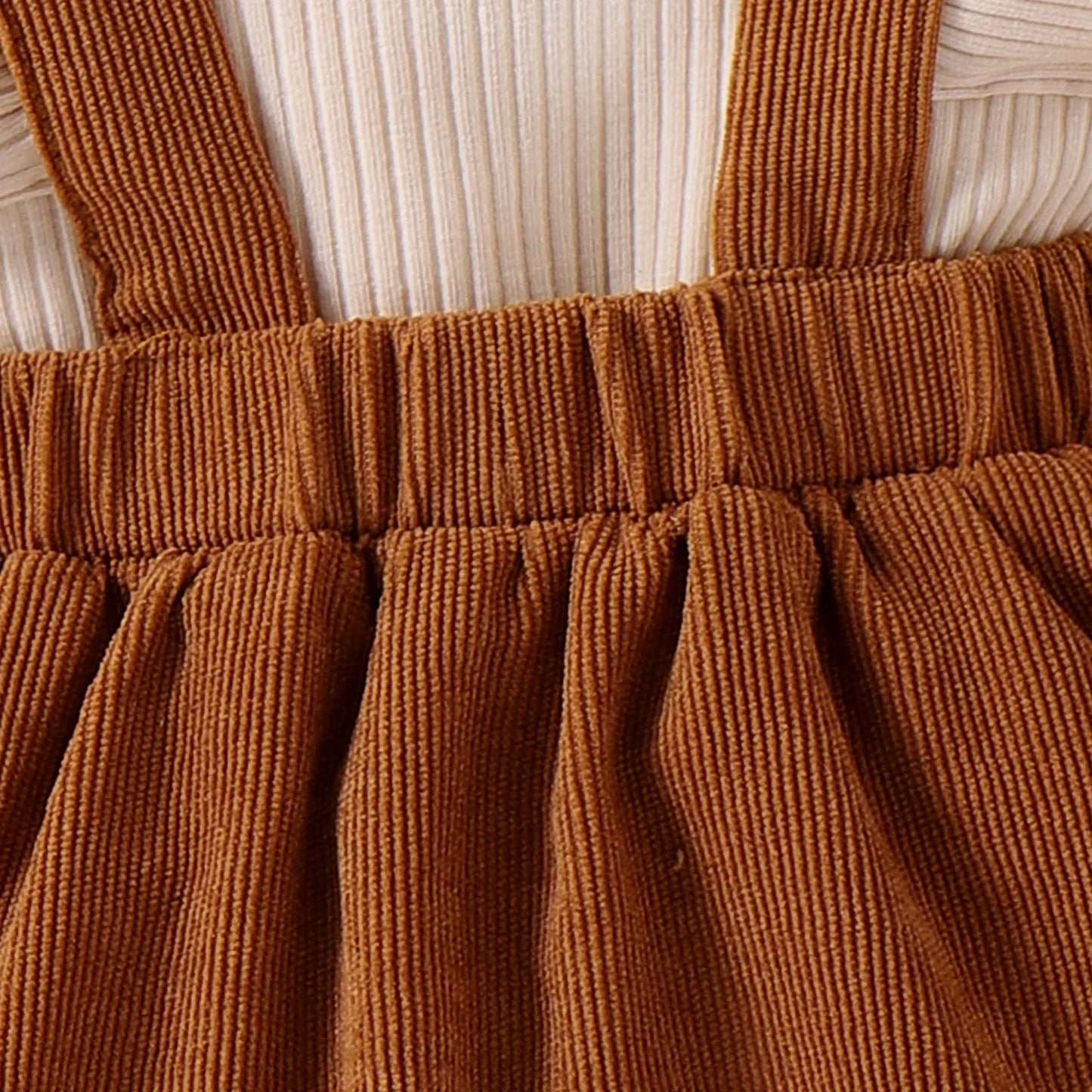 2 PCS Girls Long-Sleeved Jumper with Onsie