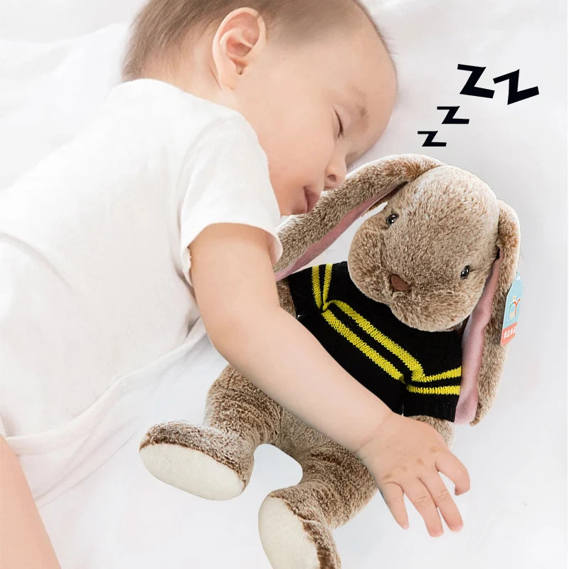 Plush Bunny Dolls with Knitted Sweaters – Assorted Colors