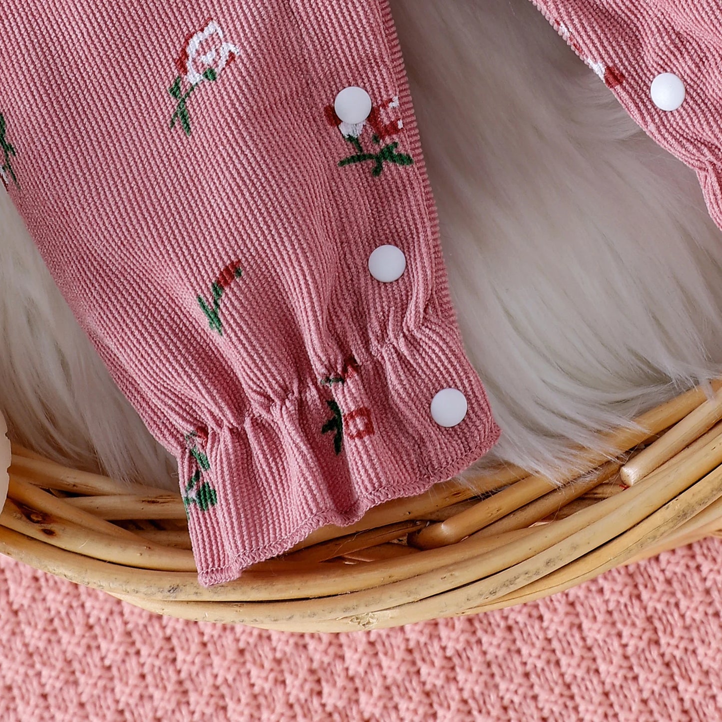 Adorable Baby Overall and Bodysuit Set with Matching Headband