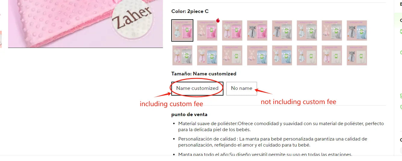 Personalized Baby Blanket Newborn Stroller Sleeping Dolls Custom Blanket With Name Animal Security Towel Gift Set