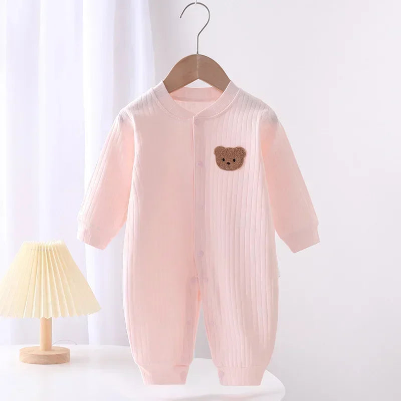 Cozy Ribbed Baby Romper
