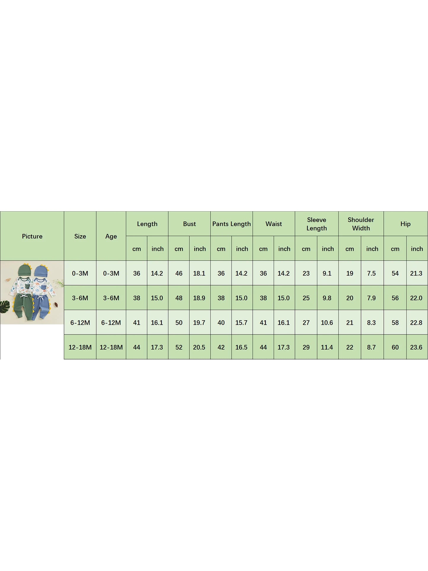 Dinosaur Print Pants Hat Sets Boy Fall Sleeve Dinosaur Outfits Long Sleeve Outfits Long Baby Baby Boy Fall
