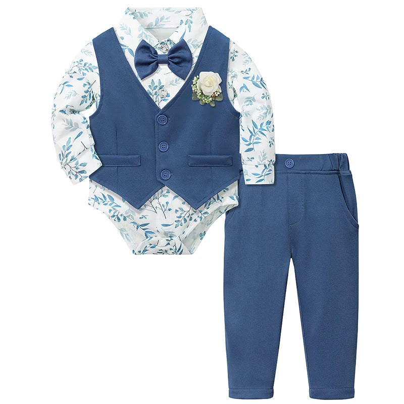 Timeless Little Gentleman Formal Vest Suit