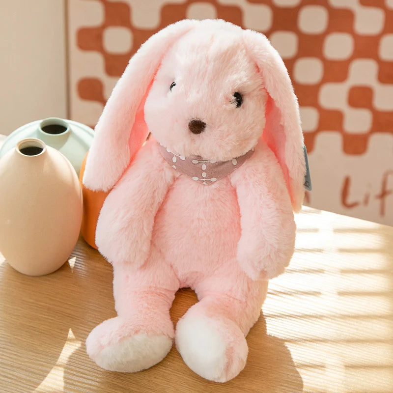 Plush Bunny Dolls with Knitted Sweaters – Assorted Colors