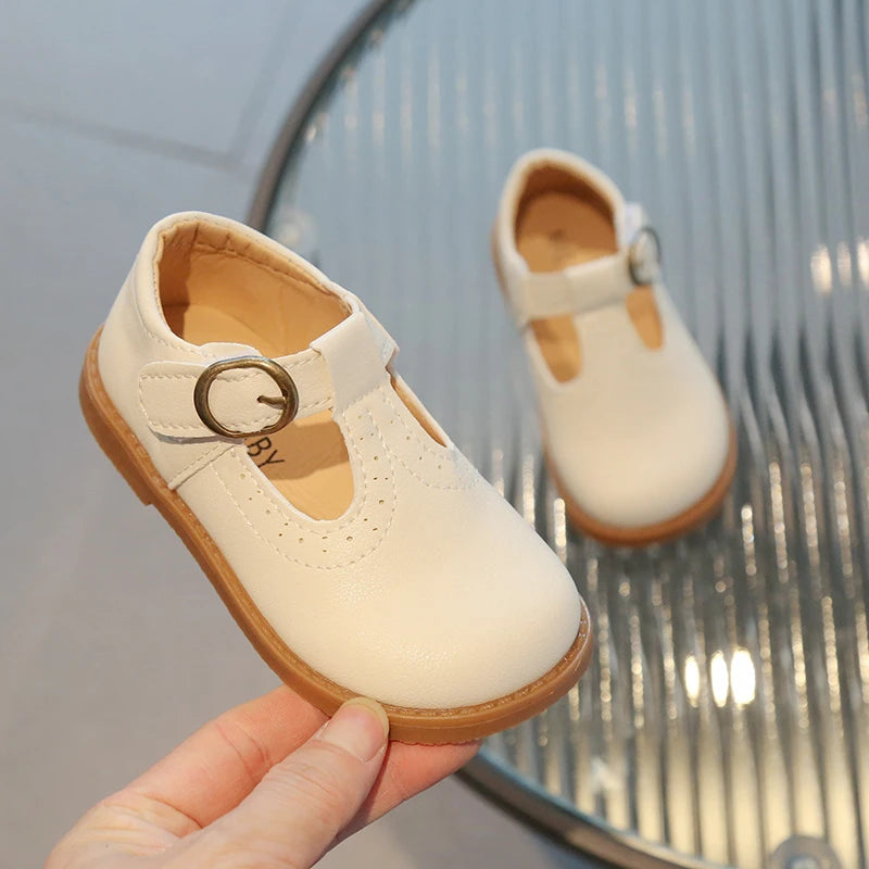 JClassic Leather T-Strap Mary Jane Styled Shoes for Girls