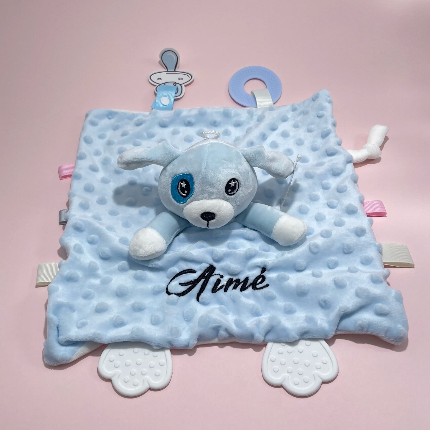 Personalized Security Blanket for Girls and Boys Newborn Gifts Embroidered Baby Blanket Baby Shower Gifts 1st Birthday Gift