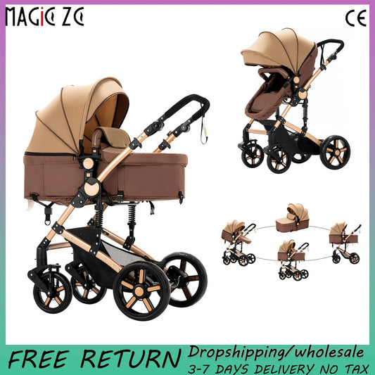 Premium "Magic ZG" Convertible Lightweight Baby Stroller