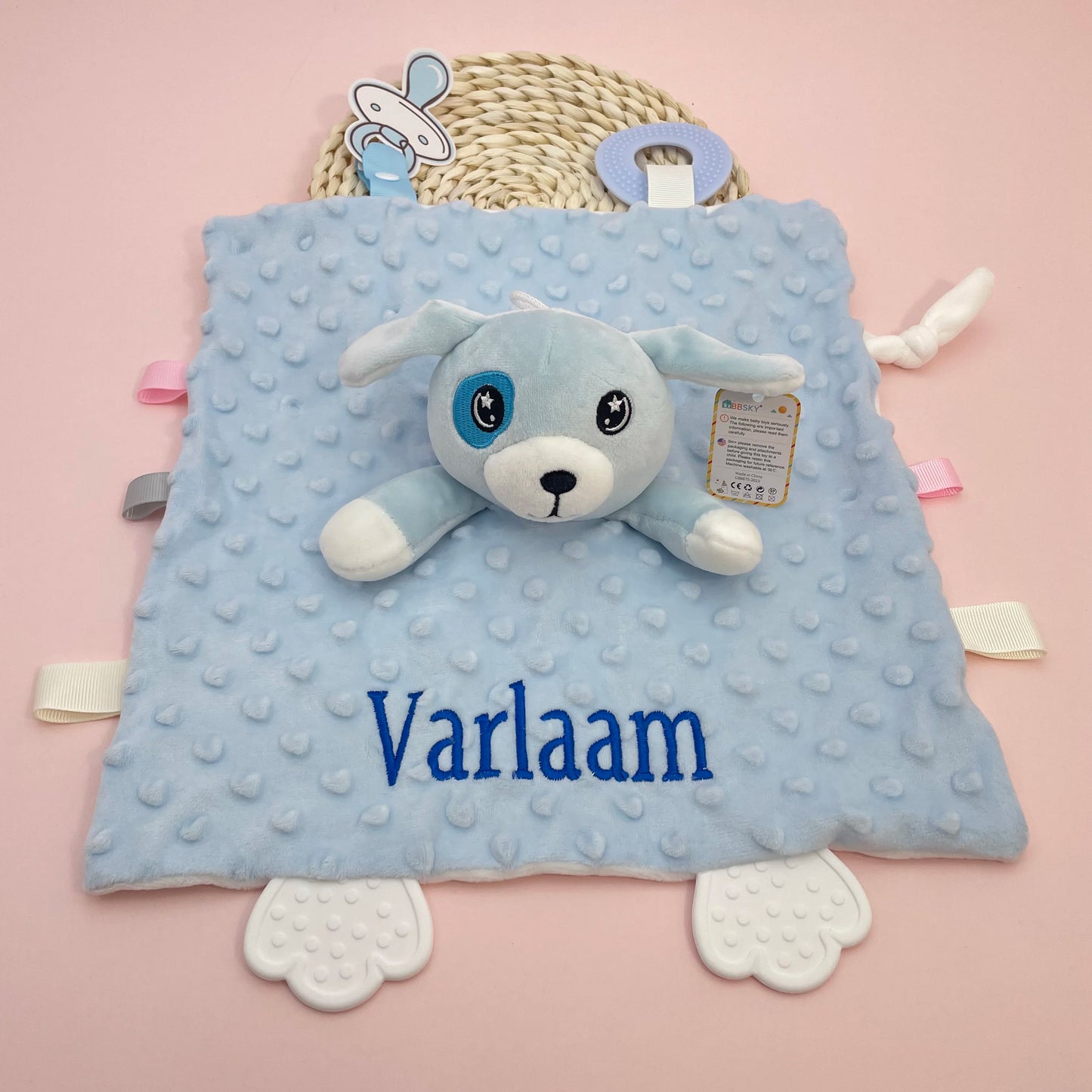 Personalized Security Blanket for Girls and Boys Newborn Gifts Embroidered Baby Blanket Baby Shower Gifts 1st Birthday Gift