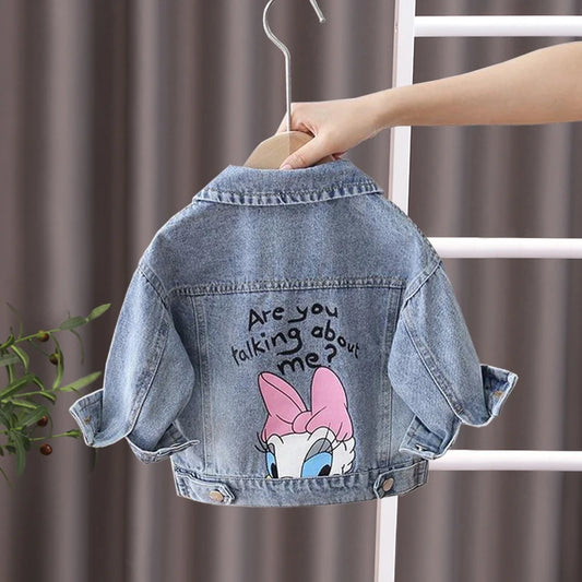 Adorable Daisy Duck Denim Jacket for Toddler Girls