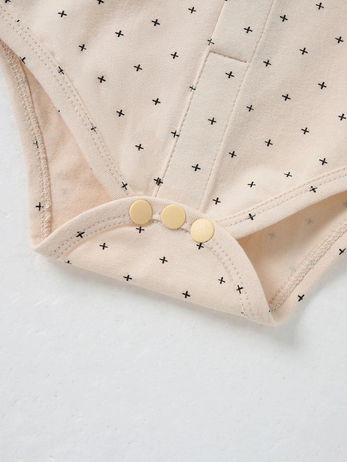 Little Gentleman Suspenders Outfit With Bow Tie and Cap