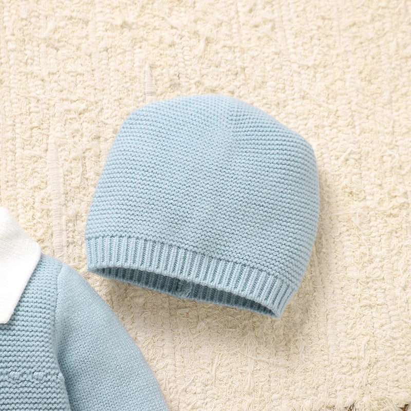 Cozy Knitted Baby Romper Sets - Stylish Comfort for Little Ones!