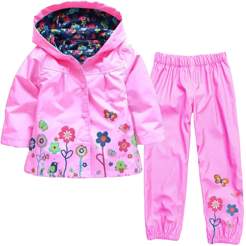 Spring Showers Waterproof Coat & Pants Set