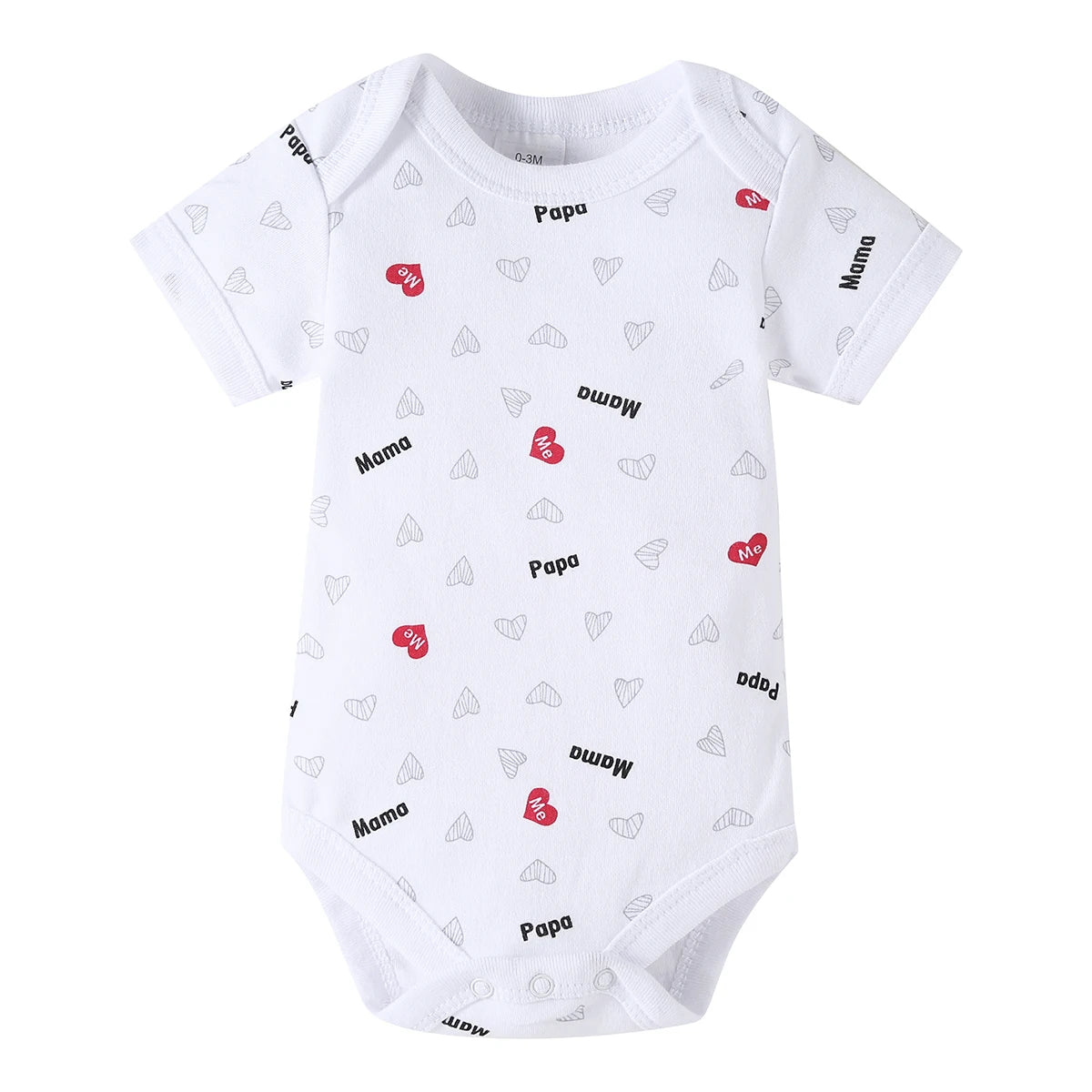 This 8pcs Soft Spring And Summer Set Is Suitable For Boys' And Girls' Clothing And Accessories With Heart Letters And Floral Patterns, Including Trousers, Hats, Bibs, Socks, Pants, Jackets And Tops, And Is Ideal For Outdoor H