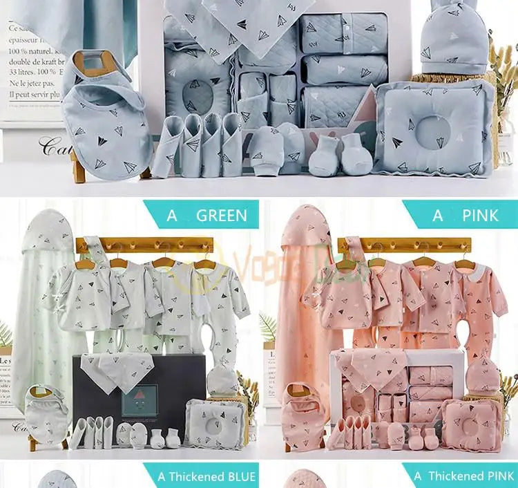 18/21pcs Newborn Clothes Baby Gift Pure Cotton Baby Set 0-6 Months Summer Autumn And Winter Kids Clothes Suit Unisex Without Box