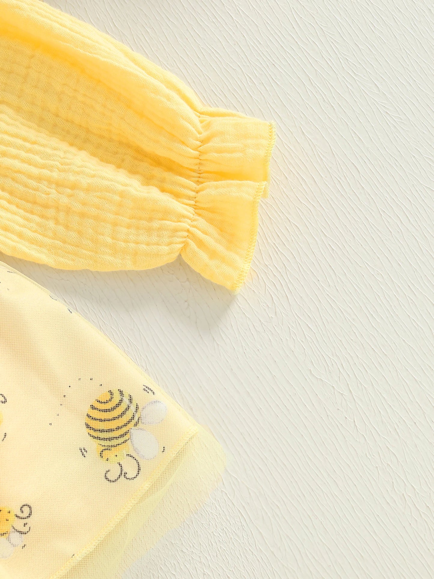 Baby Bee Dress and Headband Set