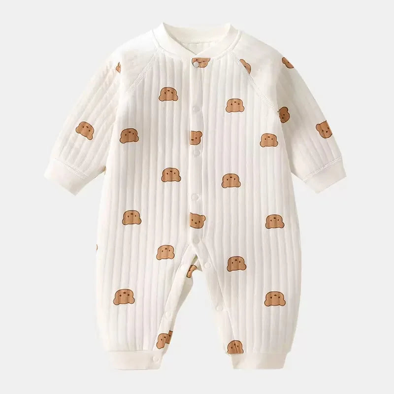 Cozy Ribbed Baby Romper