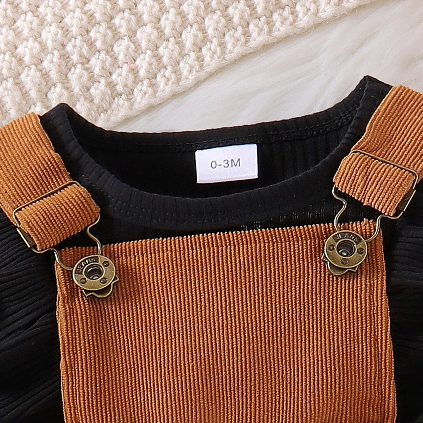 2 PCS Girls Long-Sleeved Jumper with Onsie