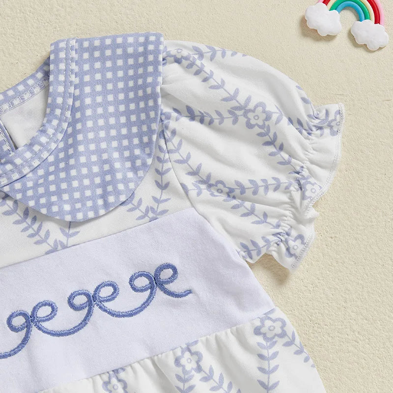Charming Vintage-Inspired Baby Romper