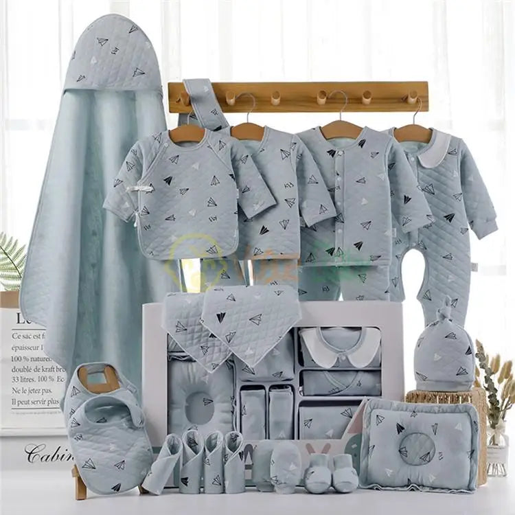 18/21pcs Newborn Clothes Baby Gift Pure Cotton Baby Set 0-6 Months Summer Autumn And Winter Kids Clothes Suit Unisex Without Box