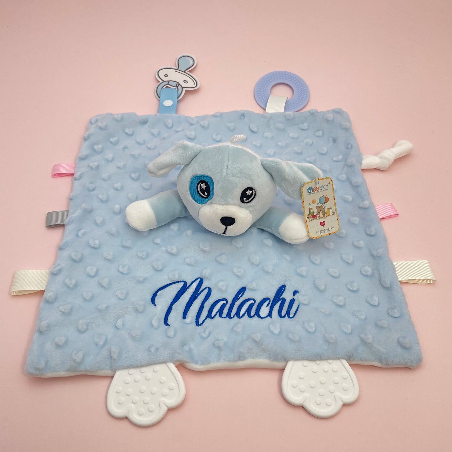 Personalized Security Blanket for Girls and Boys Newborn Gifts Embroidered Baby Blanket Baby Shower Gifts 1st Birthday Gift