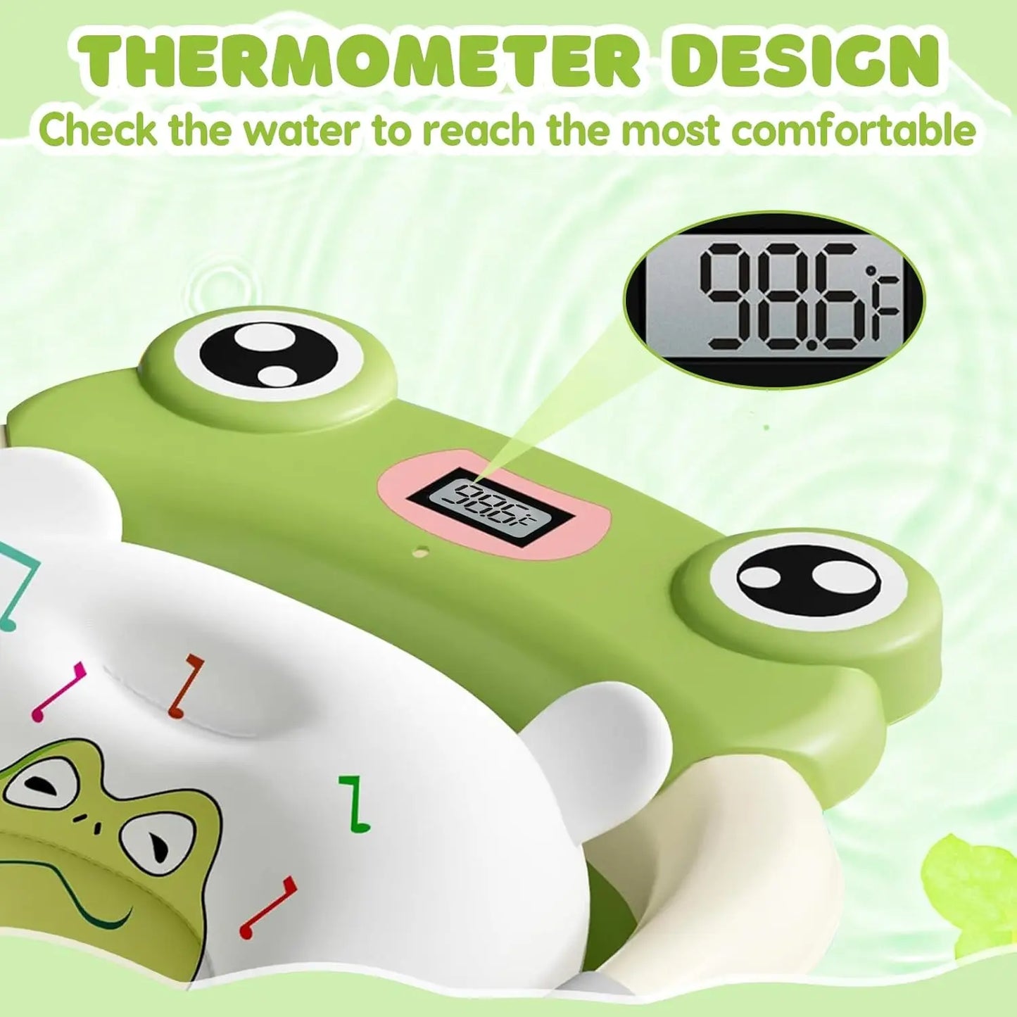 Cute Frog Design Foldable Baby Bathtub