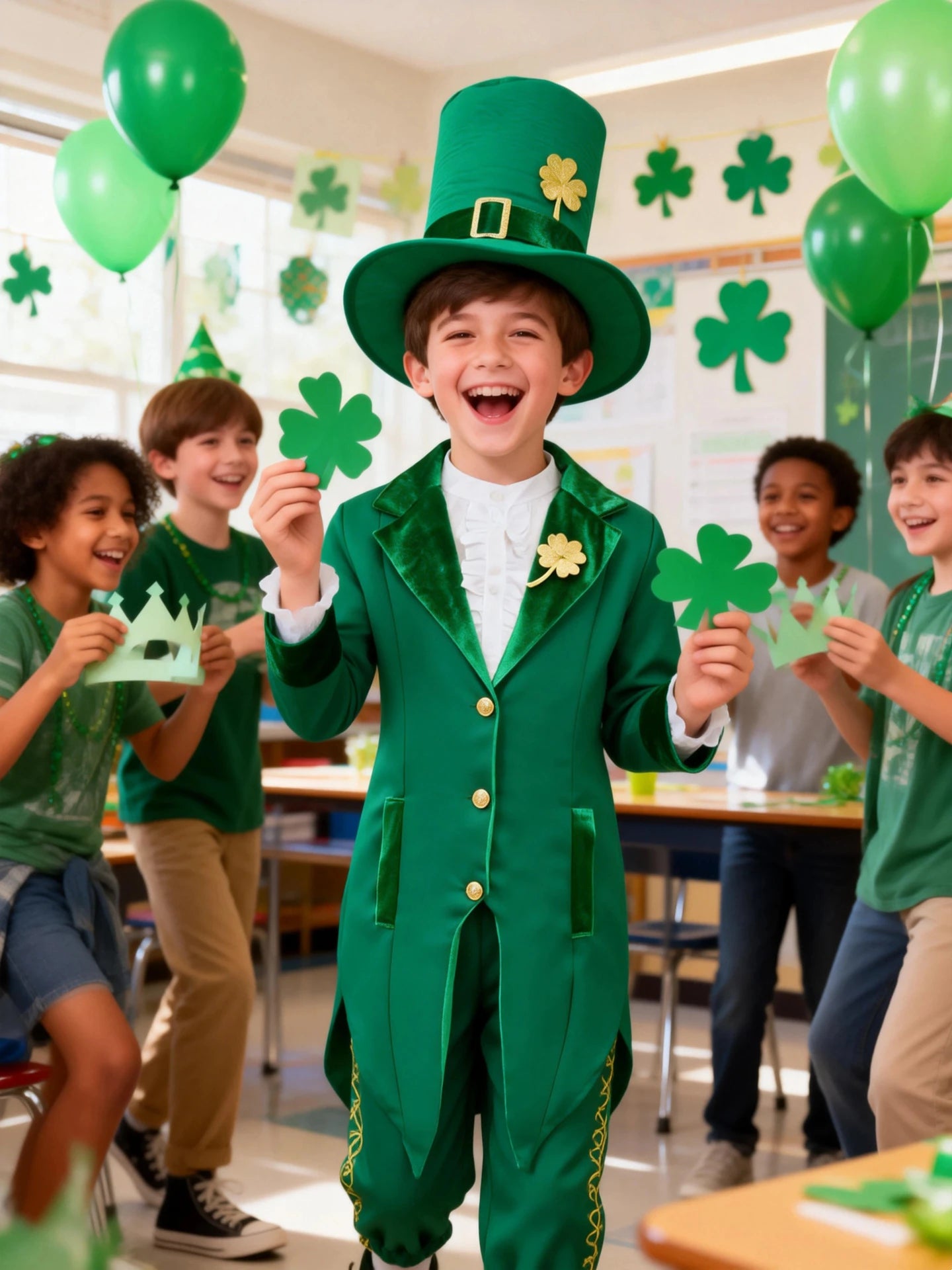 Fun for Kids St. Patrick’s Day Leprechaun Costume for Kids