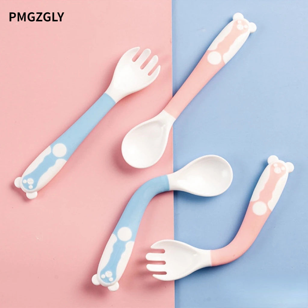 Whimsical, Bendable Children's Utensils Set