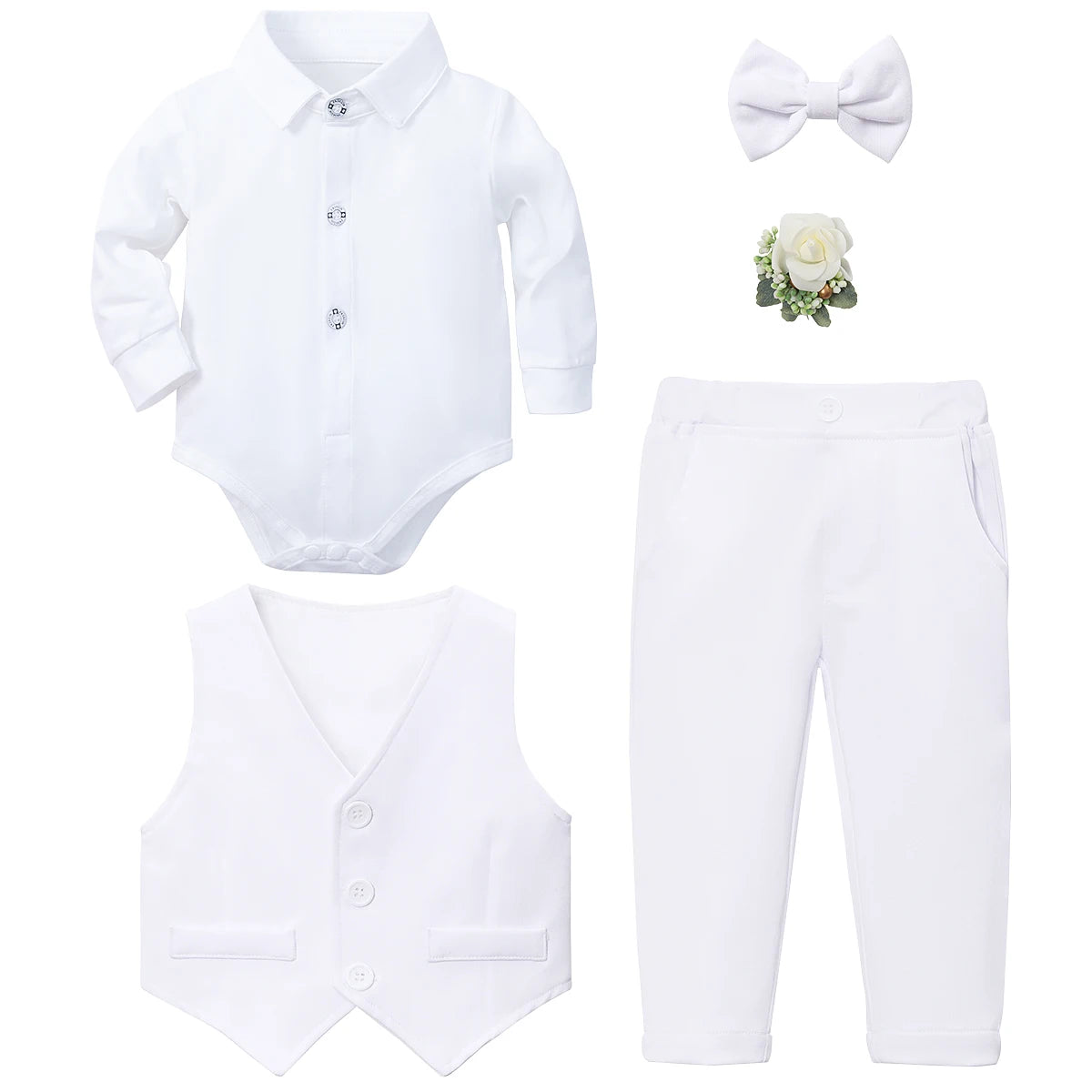 Timeless Little Gentleman Formal Vest Suit
