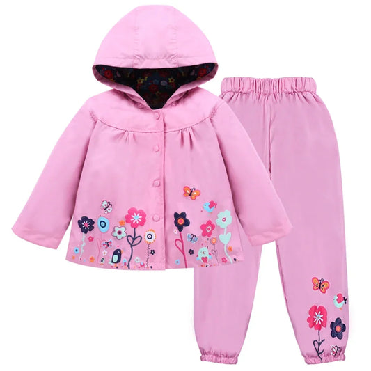 Spring Showers Waterproof Coat & Pants Set
