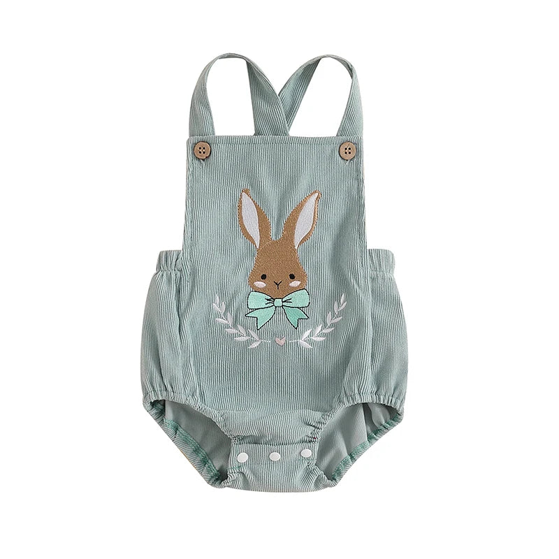 Easter Bunny Corduroy Baby Romper