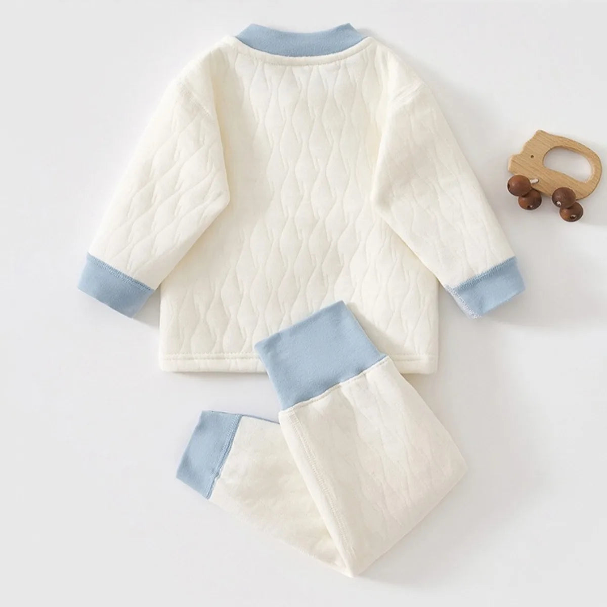 AYNIGIELL Autumn Baby Clothing Set Cartoon Dog Long Sleeved Shirt Long Pants 2-piece Set Newborn Pure Cotton Warm Pajamas