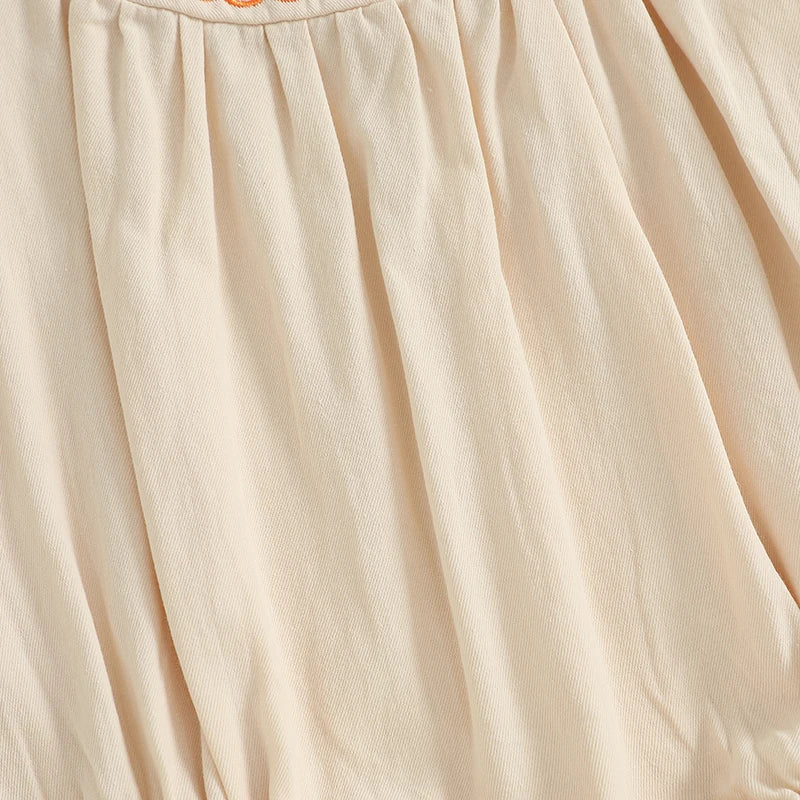 Teddy Trim Flutter Bubble Romper