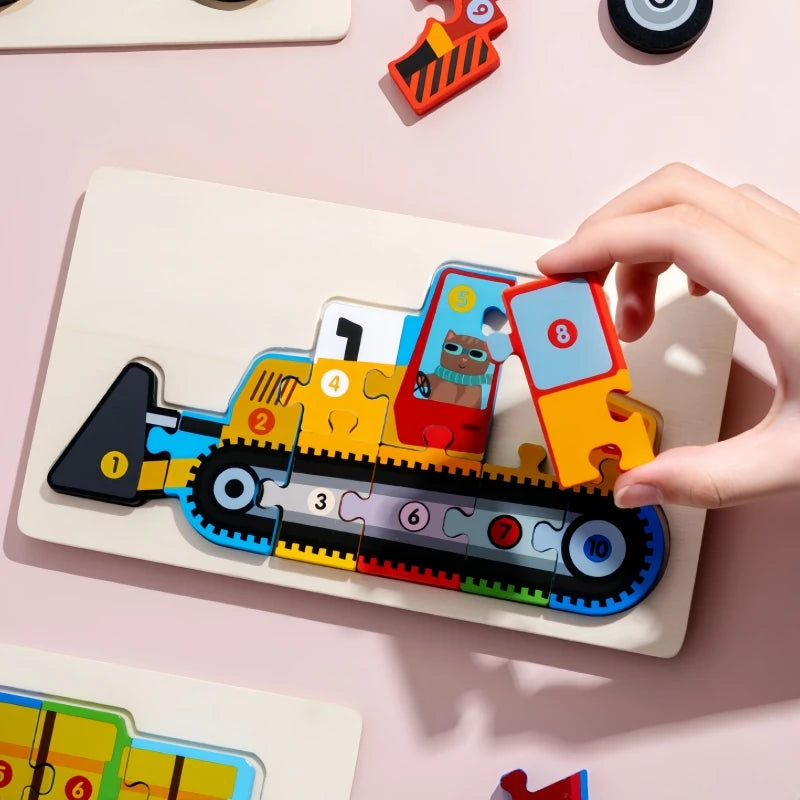 Children Montessori Wooden Puzzles