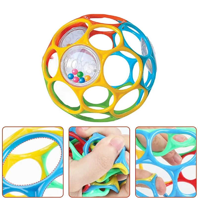 Vibrant Oball Sensory Rattle Toy