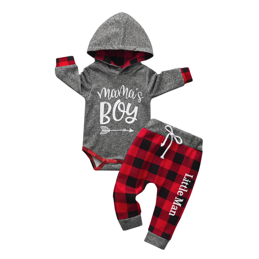 Mama’s Boy Hoodie Baby Outfit