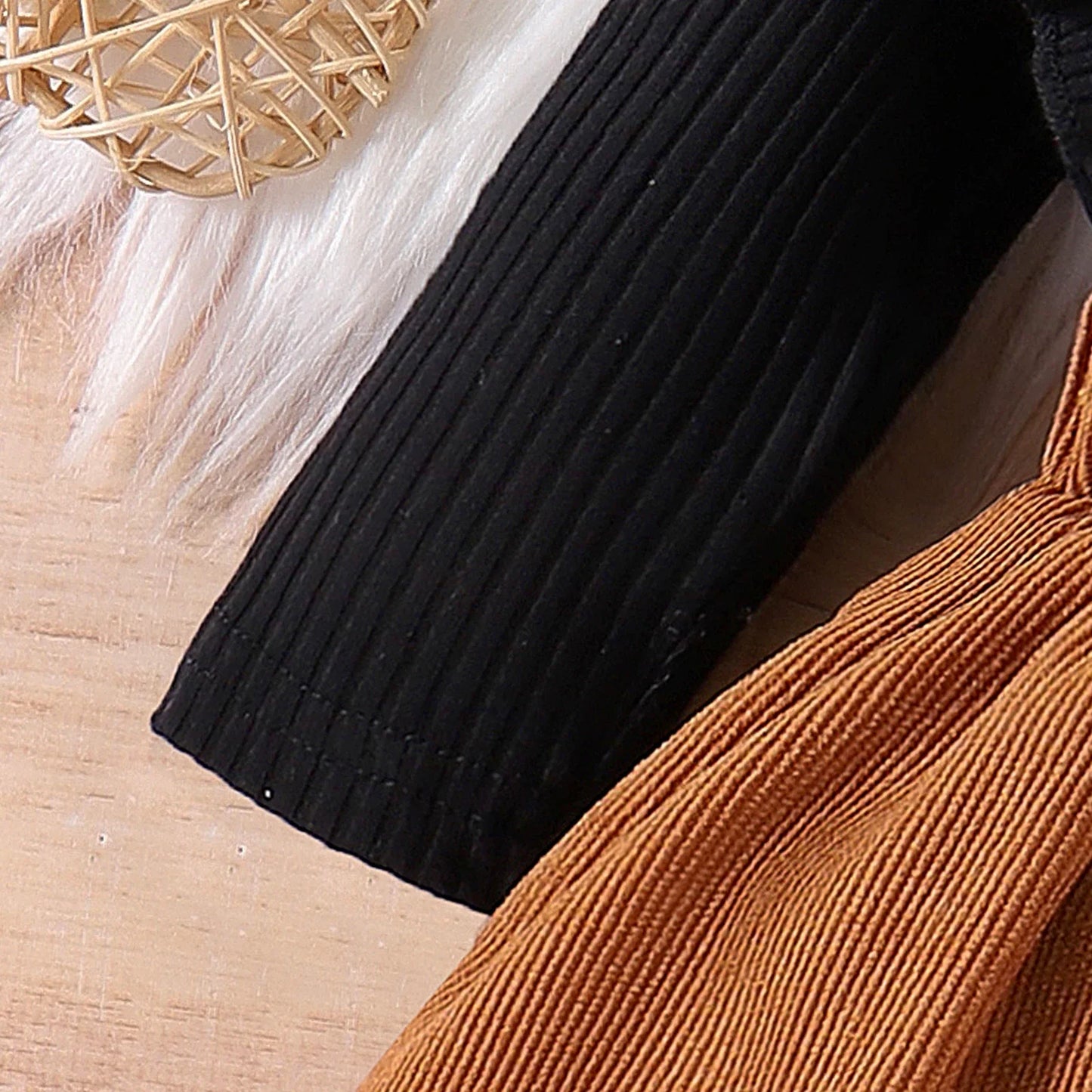 2 PCS Girls Long-Sleeved Jumper with Onsie