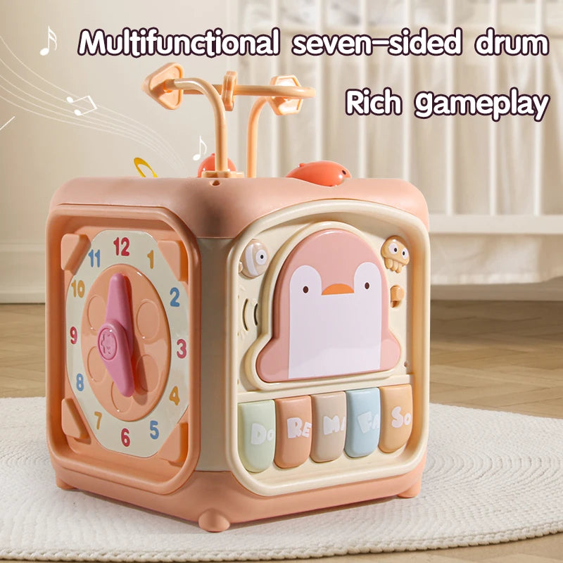 Multifunctional Musical Activity Cube for Babies & Toddlers